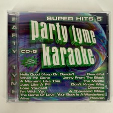 Party Tyme Karaoke Super Hits 5 CD 2003 Karaoke Pop SYB Records
