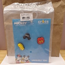 Disney Mickey Mouse  Friends Crocs Jibbitz Shoe Charms 3 Pack Set