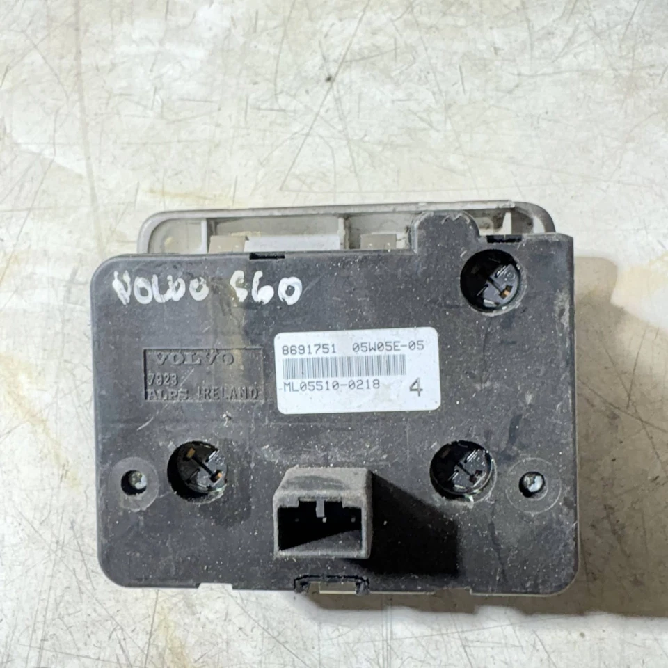 Volvo S60 Light switch 8691751 NAB57780 - Image 3 of 4