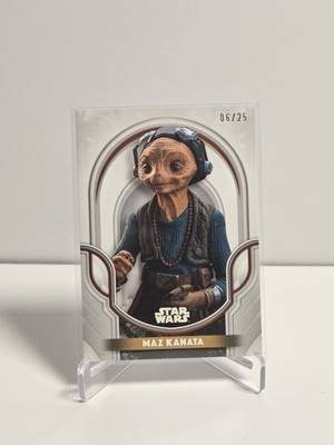 Maz Kanata 2025 Star Wars Smugglers Outpost Orange Galactic Antiquities /25