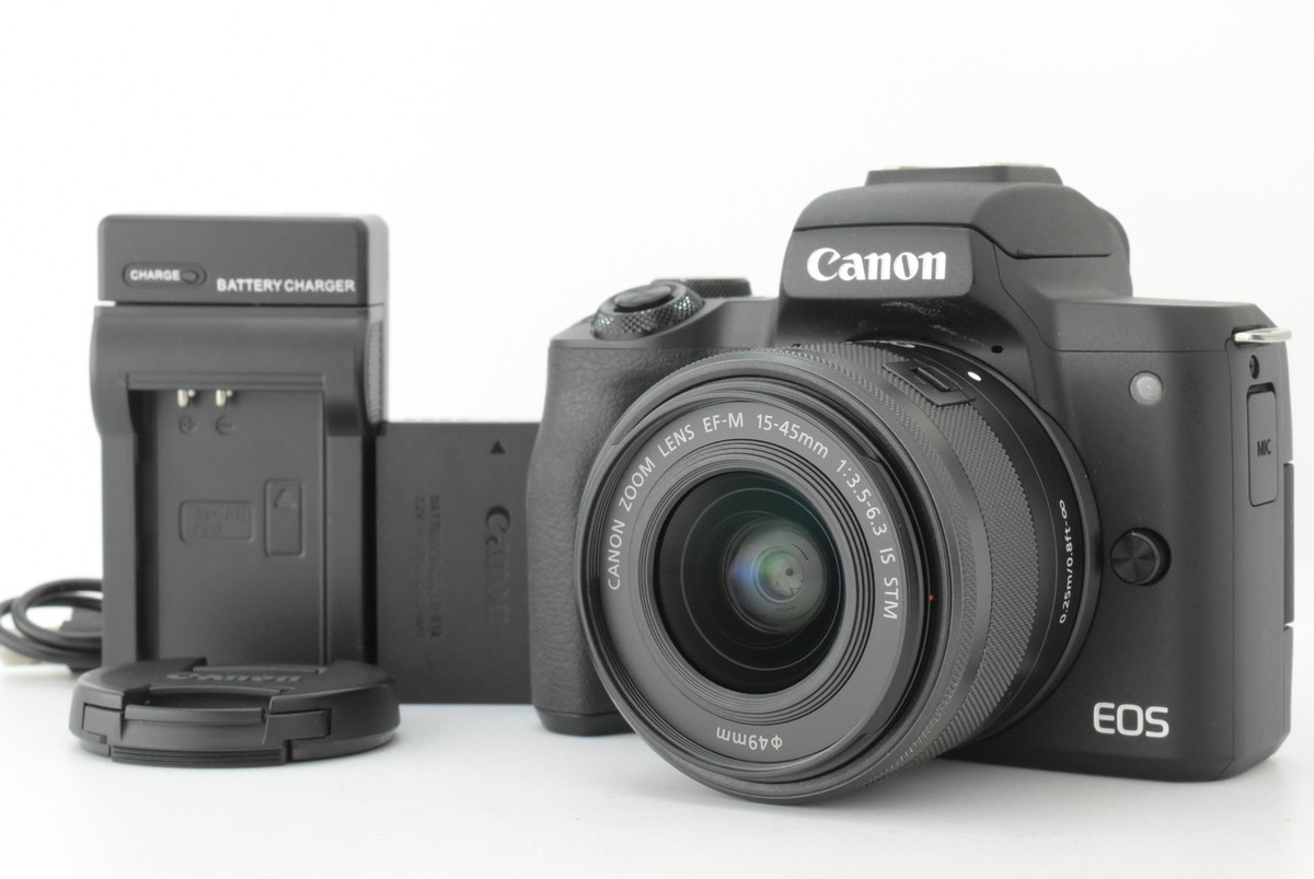 Canon キャノン EOS KISSM2 15-45mm STM No extra costs!] Canon EOS Kiss M2 15-45mm IS STM Near Mint From