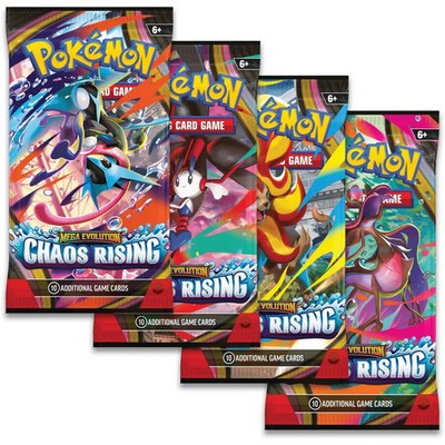 Pokémon TCG: Chaos Rising Booster Packs (x4) - Opened Live or Sent Sealed