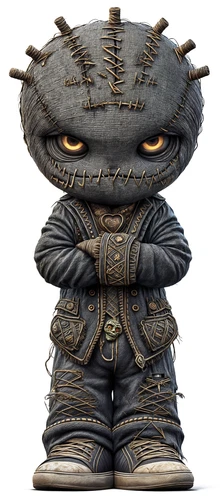 Voodoo Doll Black Magic Rituals Self Adhesive Sticker