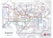 London Underground Map Wall Art Poster - Stylish Urban Decor