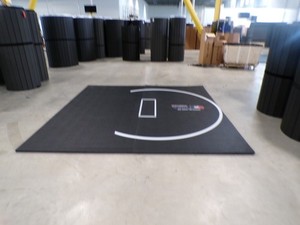 10' x 10' x 1 1/4" Dollamur Flexi-Roll MMA Wrestling Mat READ DESCRIPTION #8092
