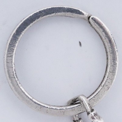 CHROME HEARTS Split Key Ring with #5 Dagger Silver | eBay