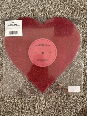 Olivia Dean So Easy To Fall In Love I've Seen It Heart Shaped 10'' Single In Hand