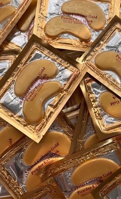 15 pcs 24k Gold Eye Collagen Wrinkle Under Eye Crystal Gel Patch