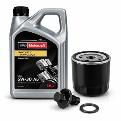 5L Ford Motorcraft 5W30 + Ölfilter für Ford Max Fiesta Focus KA Kuga Mondeo - Bild 1 von 4