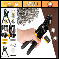 Heavy Duty Grommet Tool Kit - 1/2" Die, 300 Sets 12MM Grommets, Eyelet Punch Pli