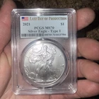 2021 American Silver Eagle Type 1 Last Day Of Production MS70 PCGS *2747