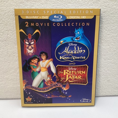 #ad #ad Aladdin 2 Movie Collection: Return of Jafar amp; King of Thieves Blu ray DVD $31.99