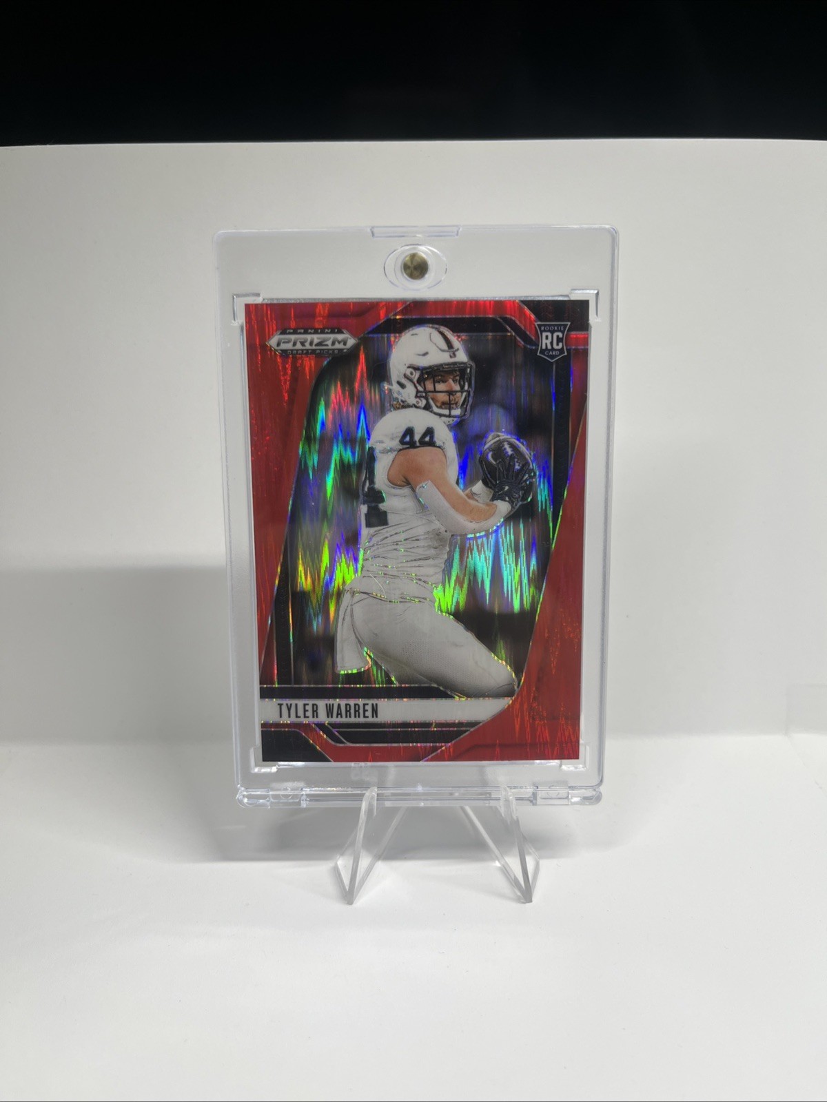 2025 Panini Prizm Draft Picks - Tyler Warren #107 Red Flash #d 1/49