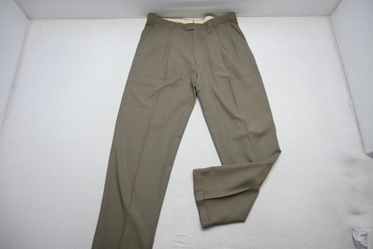 90s GIVENCHY MONSIEUR Wool Slacks USA製 GIVENCHY MONSIEUR Men's Solid Black Slack Dress Pants Made