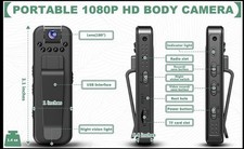 Mini 1080 HD Video Camera w/32 GB TF Card