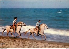 AK - Tiere - Pferde - Freuden vom Reiten am Strand - Promena