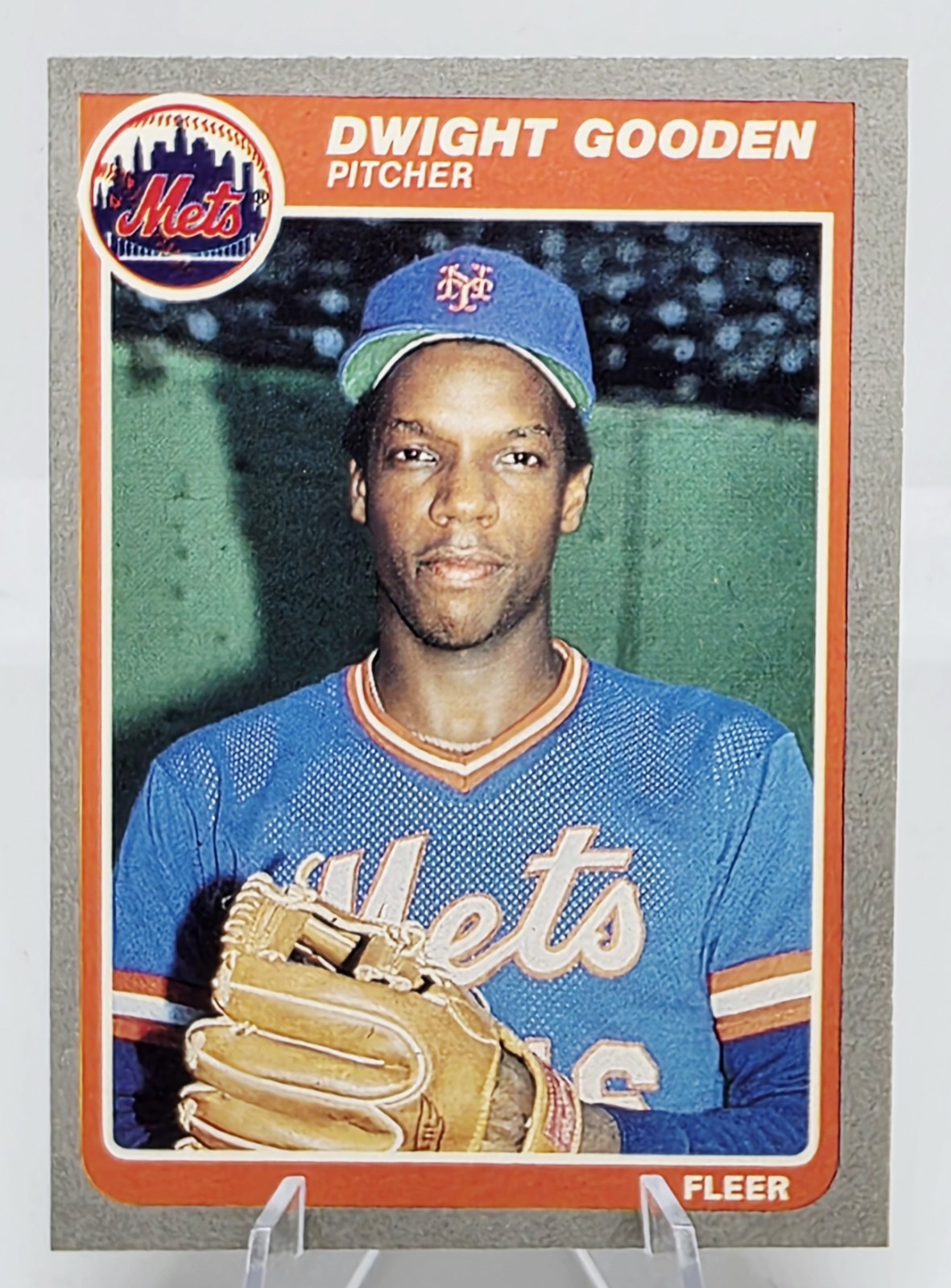 1985 Fleer Dwight Gooden #82 Baseball Rookie Card RC NY Mets