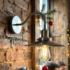 Image of Modern Wall Light Industrial Wall Sconce E27 Fitting Fixtures Wall Mounted Lamp