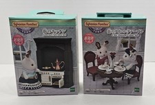 Calico Critters Town Series Chic Dining Table  Gourmet Kitchen Luxury Sets New