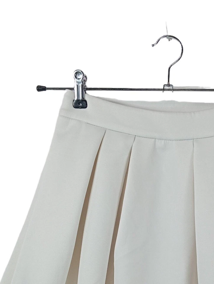 ASOS Falda acampanada Mujeres Falda Talla EU 36 blanco look casual - Imagen 3 de 4