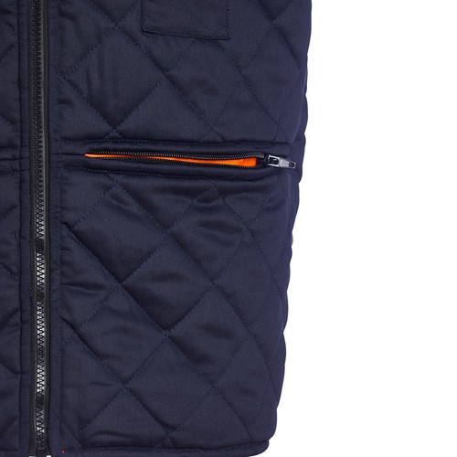 Tuf Heavy Duty Reversible Mens High Hi Viz Vis Body Warmer Gilet Vest Bodywarmer - Bild 11 von 13