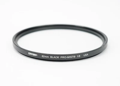 Tiffen Black Pro-Mist Filter (82mm, Grade 1/8) USA High-Quality Optical Glass - Image 1 of 3