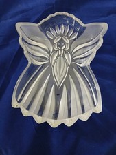 gorham holiday traditions angel of peace crystal candy dish