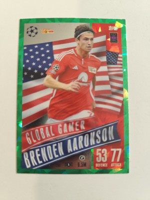 Match Attax Extra 23/24 Aaronson Global Gamer Green Emerald Union Berlin #208