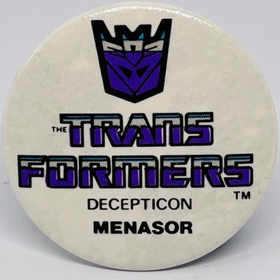 Transformers Decepticon Menasor Vintage Pin Anstecker Science Fiction Sci Fi TV