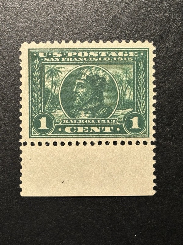 US STAMP #397 1 CENT MNH OG GREAT COLOR SEE IMAGES!!