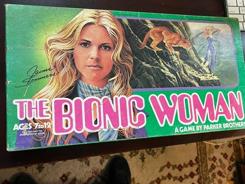 The Bionic Woman Vintage Jaime Sommers Board Game Parker Brothers 1976