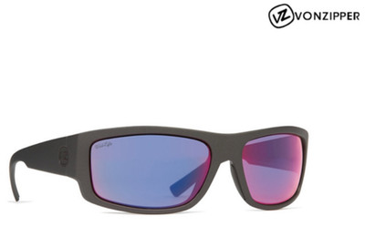 VonZipper Semi PGP Graphite Satin / Wildlife Plasma Chrome Polarized Sungleasses