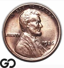 1926-D Lincoln Wheat Penny, RED, *Tough This Nice* Near Gem BU+ RD, Denver Issue