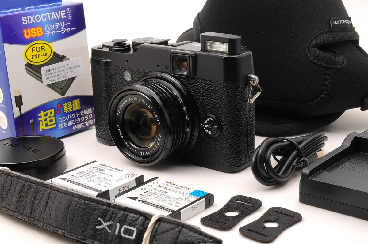 Fujifilm X Series X10 12.0MP Digital Camera - Black for sale