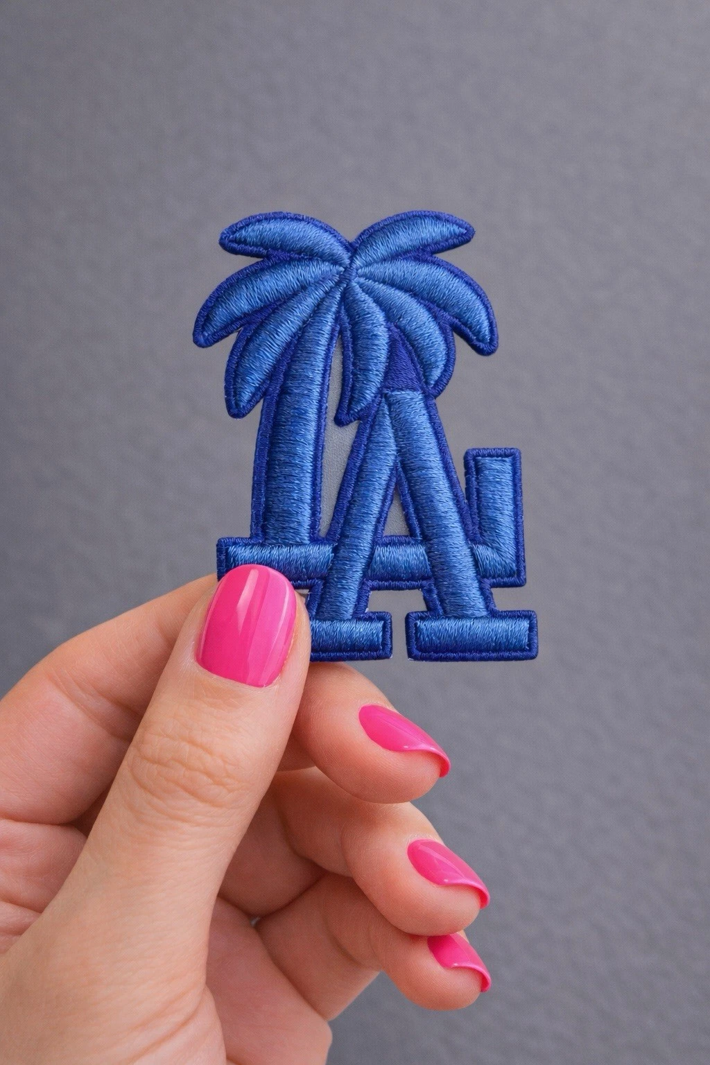 Dodger Baseball Iron-on Embroidered Patch Set - 3 Piece