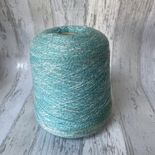 Vintage “Dover” 71312 Green Jade Marl Cone Acrylic Wool 866g Machine Knitting