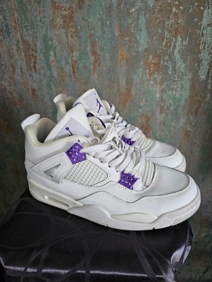 Nike Air Jordan 4 Retro GS Purple Metallic Gr. 42