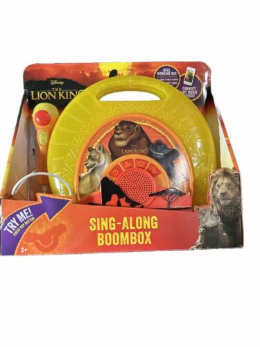 Disney Lion King Boombox Connects To MP3 In Box. Tested And Working - Picture 1 of 13