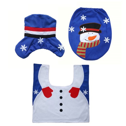 Drei Stücke Weihnachten Themed Bad Mat Set rutschfeste Badewanne Badewanne - Bild 5 von 11