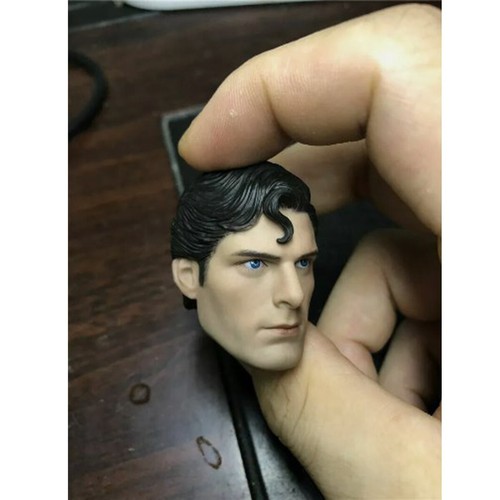 Scultura testa maschio 1:6 Superman Christopher Reeve adatta 12" soldato figura corpo giocattolo - Foto 4 di 7
