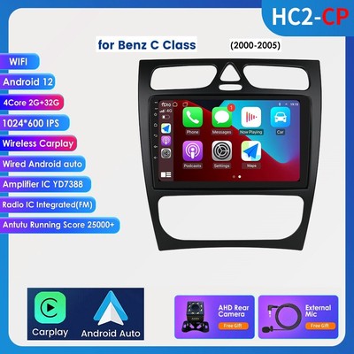 Android Car Stereo Radio GPS Navi For MERCEDES BENZ CLK-Class C-Class C209 W209