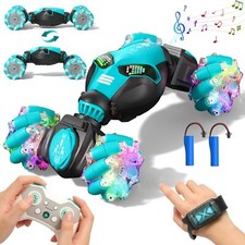 Remote Control Cars 4WD RC Stunt Car with Gesture Sensing RC Drift Car with C...