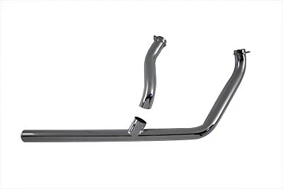 Kit de cabezal de escape cromado para patada o eléctrico para Harley Davidson Foto 2 de 2