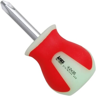 ANEX Gym Luminous Stainless Driver Stubby Mag Resin +2x35mm No.1505 JIS Neu