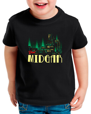 Beautiful Midgar Kinder T-Shirt anime cloud choco-bo sephiroth
