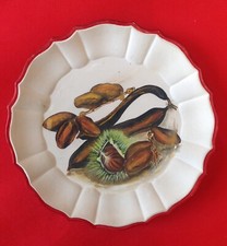 Piatto ceramica Arredamento Cucina Tecnica Pastello Frutta XX sec