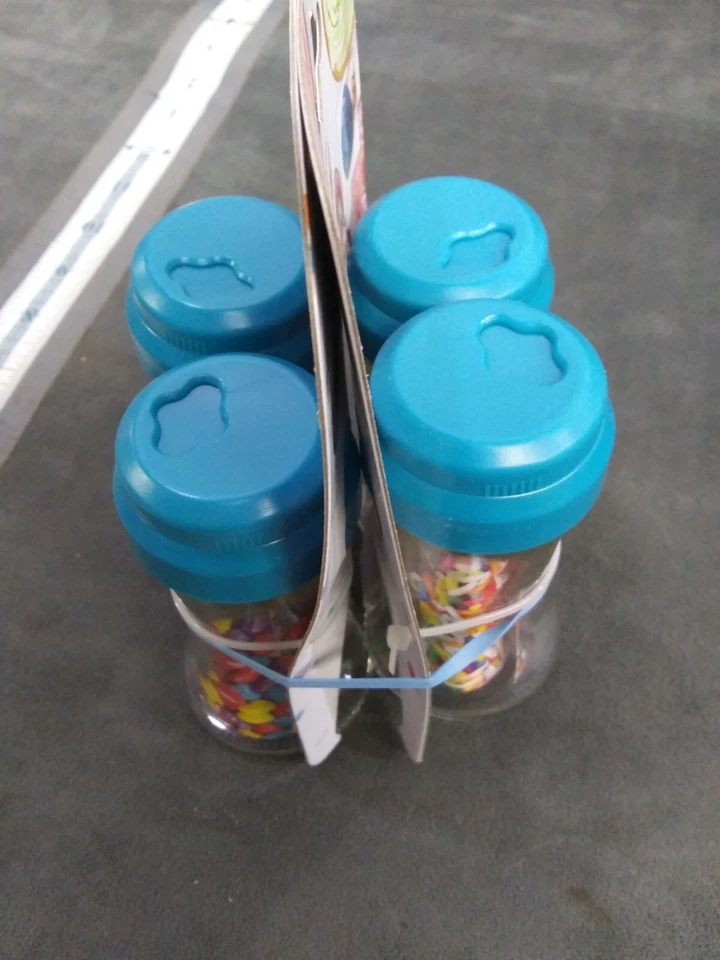 2 pks Trudeau Sprinkle Shakers Tropical Blue 2.5 Oz Baking Kitchen Food Crafts  - Image 4 of 4