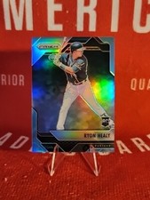 2017 Panini Chronicles Prizm Light Blue Ryon Healy 061/299 Oakland Athletics #8
