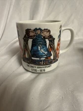 Vintage The 200th Anniversary 1776-1976- 6 oz Coffee Mug- Stylecraft- Japan