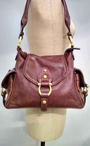COCCINELLE marrone pelle Tote afferra a tracolla piccola | eBay